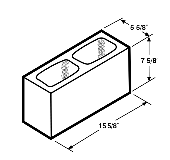Standard concrete block diagram