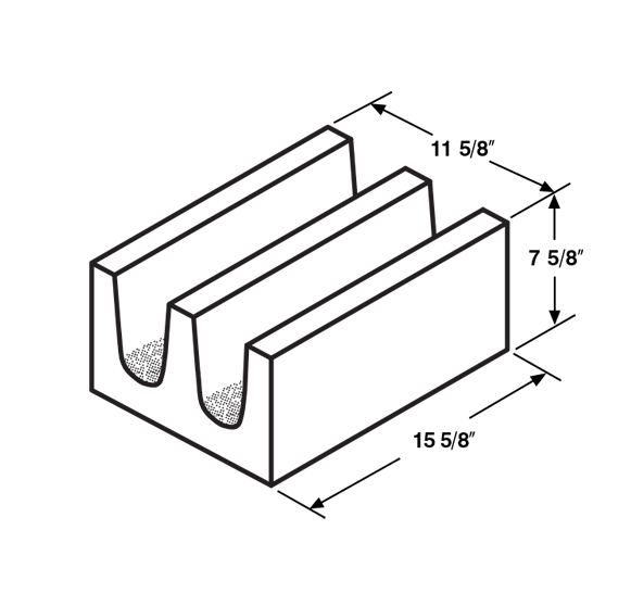 Standard concrete block diagram