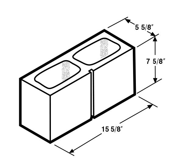Standard concrete block diagram