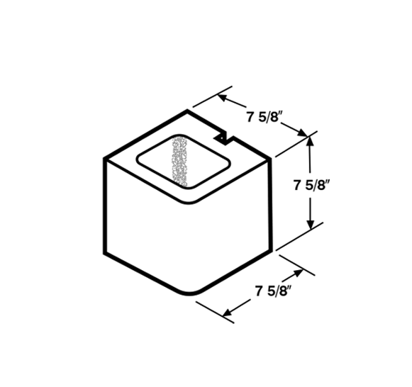 Standard concrete block diagram
