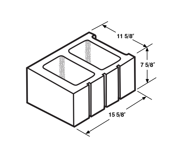 Standard concrete block diagram