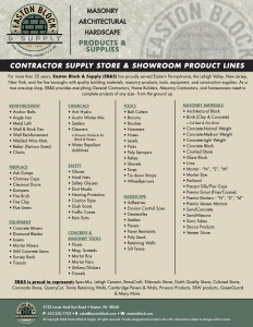 thumbnail of Contractor Store Product Lines